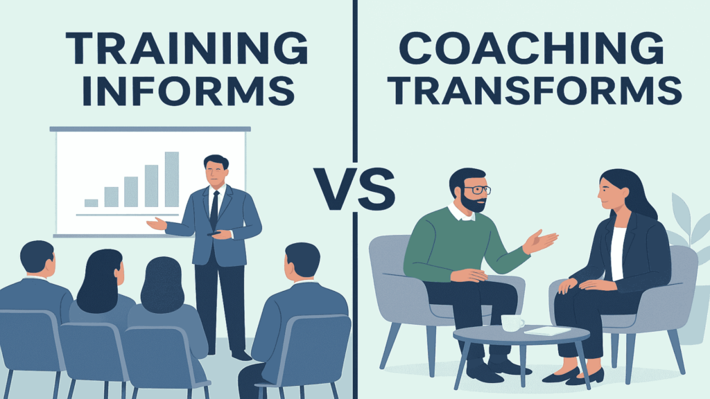 Leadership Training Vs Leadership Coaching