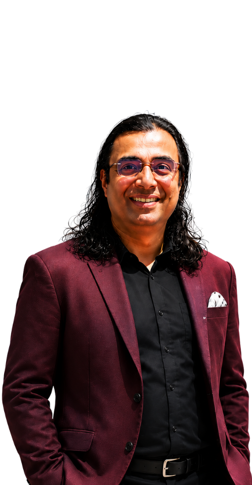 Dr. Mathew Thomas - Leadership Trainer in Pune on stage
