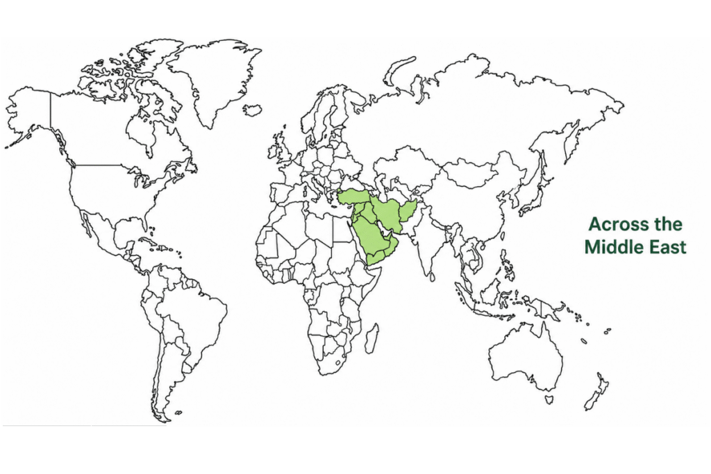 Across the Middle East​