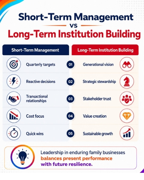 Long-Term Thinking Creates Institutional Strength